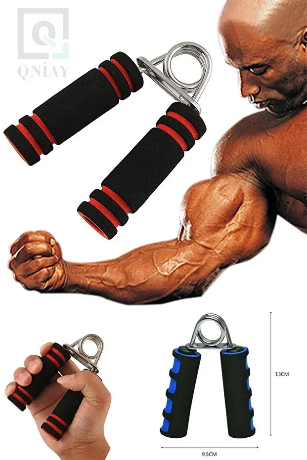 2 Pcs Sponge Handle Wrist Finger Strengthener Spring Stress Kit
