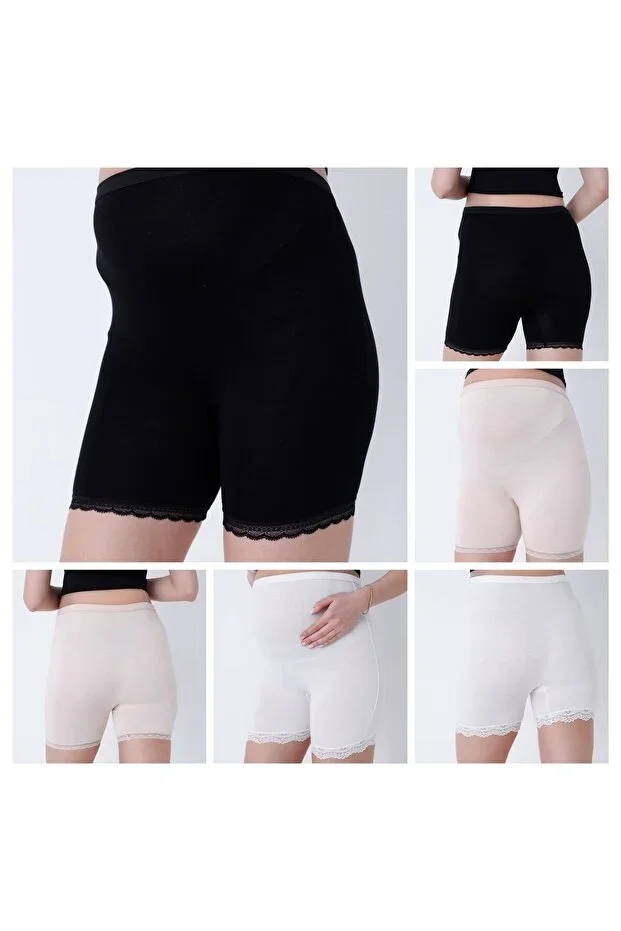 Pregnant Basic Multicolored Long Legged Panty 3-Pack