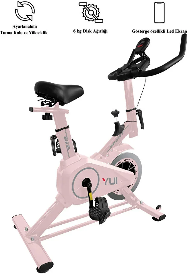 XV15 Essential Professional Spinning Bike Fitness Bike and Fitness Equipment Pink