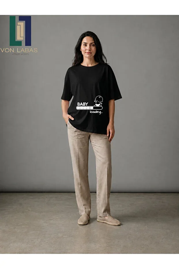 Special Design Pregnancy Themed Unisex Premium Cotton T-Shirt - High Quality Print
