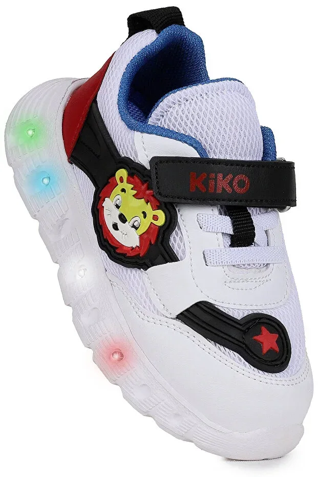 Puff Velcro Light-Up Faylon Sole Baby Boy Sneakers