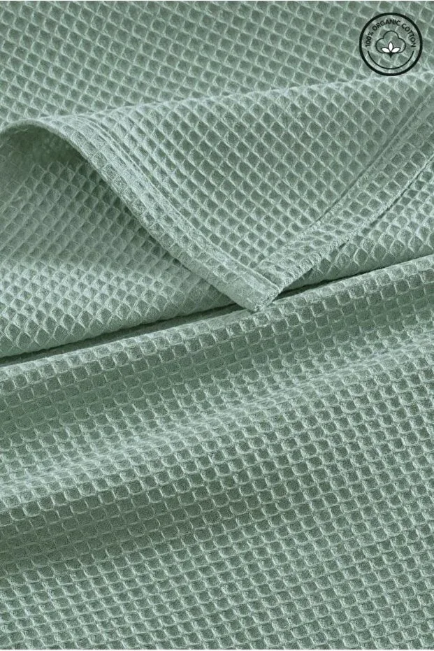 Double Size Waffle Pattern Bedspread Hotel Type Luxury Pike