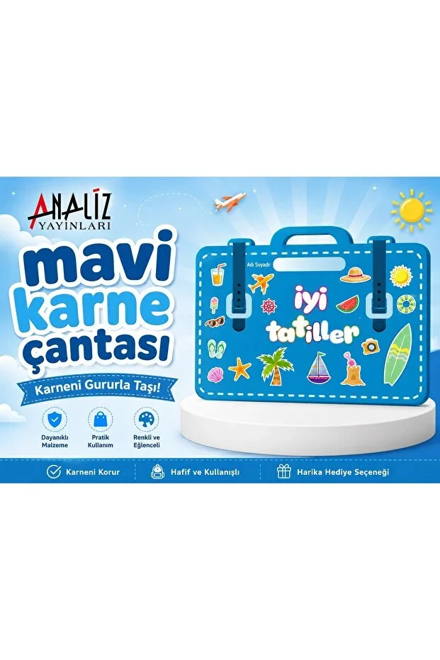 REPORT CARD BAG BLUE