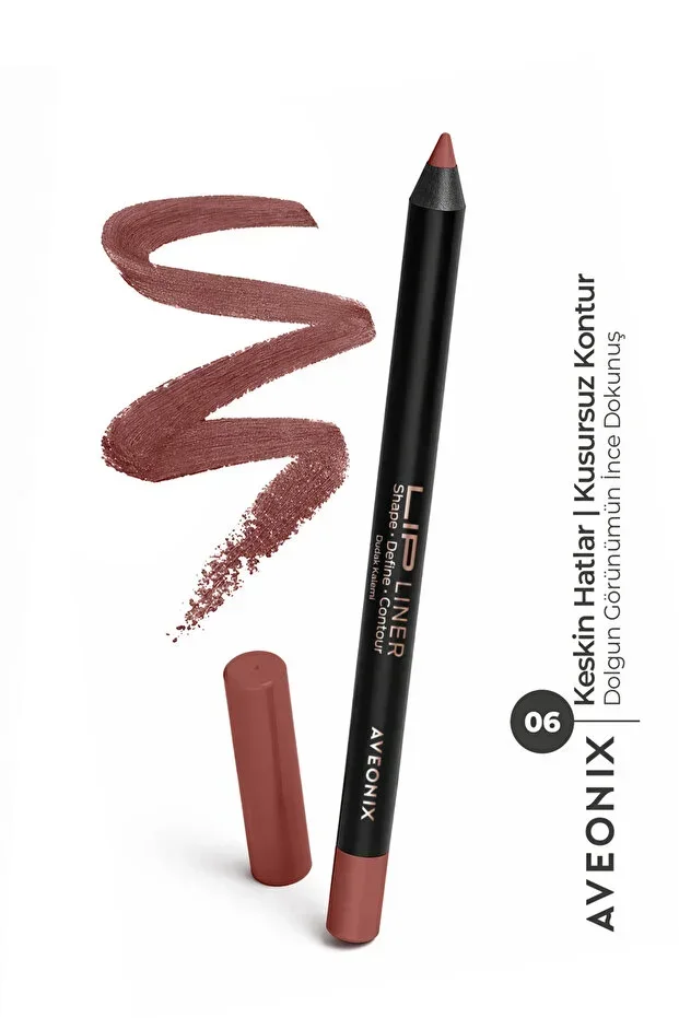 Lip Liner 06 Silky Texture Easy Application Clear and Smooth Line Lip Liner