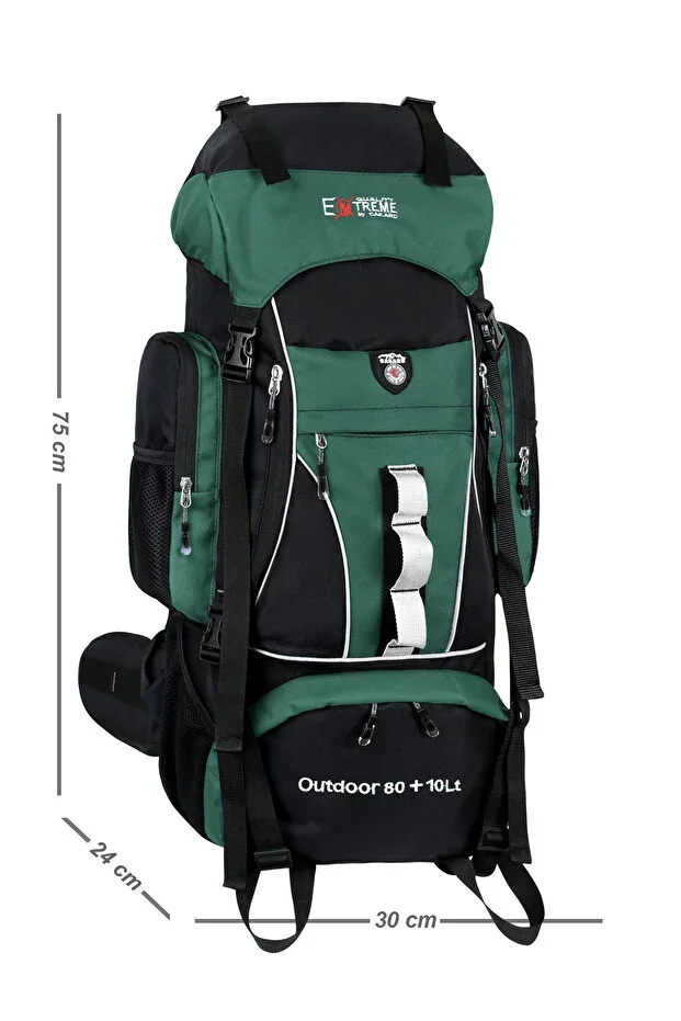 Extreme 80+10 Litre Mountaineer Backpack – Professional Backpack for Camping, Trekking, and Hiking