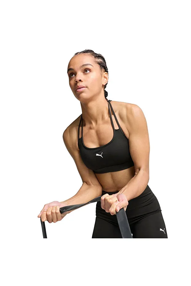 Puma Move Strappy Bra Women's Black Training Sports Bra 52622451