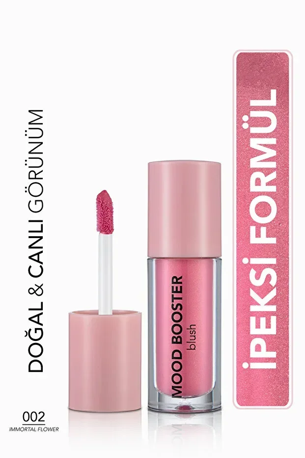 Intense Pigmented Liquid Blush (PINK) - Mood Booster Lbl. - 002 Immortal Flower - 8682536043717
