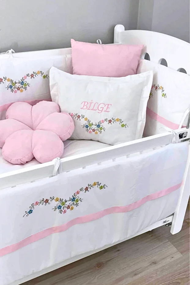 Baby Sleep Set Duvet Cover Set 60x120 Flower Pink