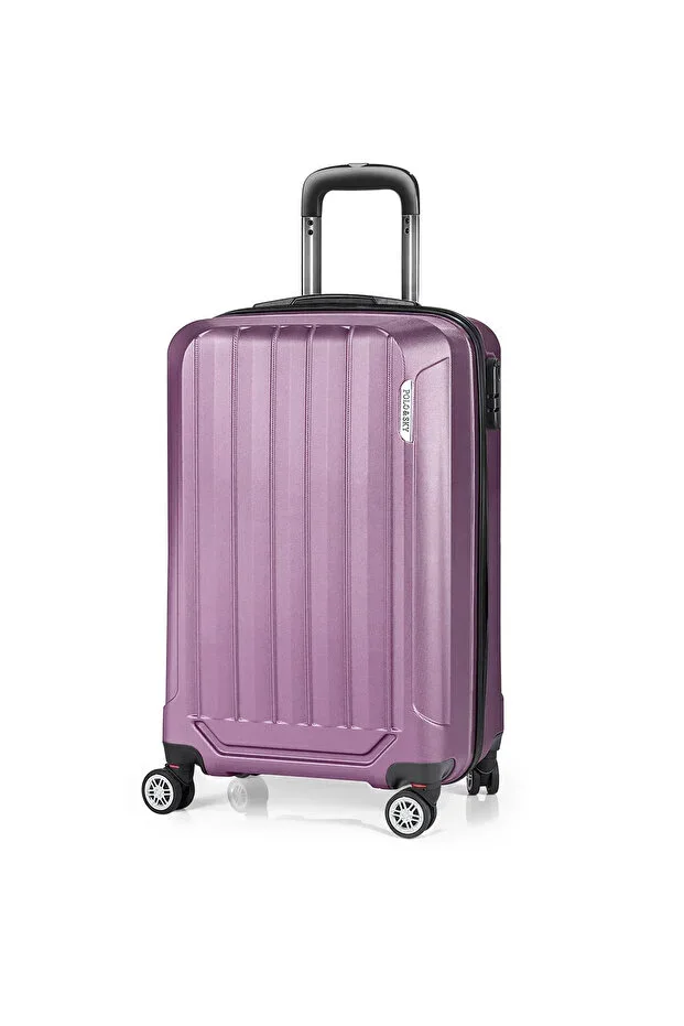 Spring Model Gül Kurusu Color Cabin Size Suitcase Luggage
