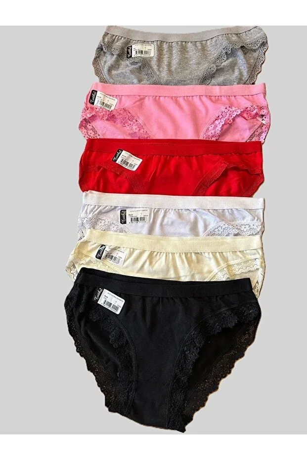 Women's Lace Tummy Control Panty 6-Pack