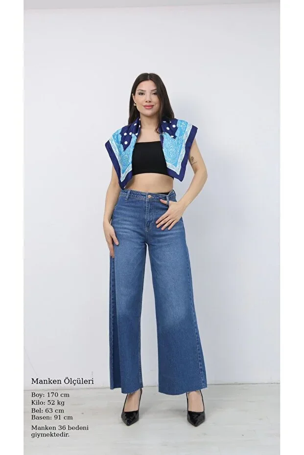 Ucajean UCA JEAN Women High Waist Wide Leg Jean Pants