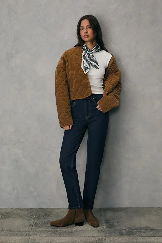 Stradivarius D10 jean mom fit slim fit