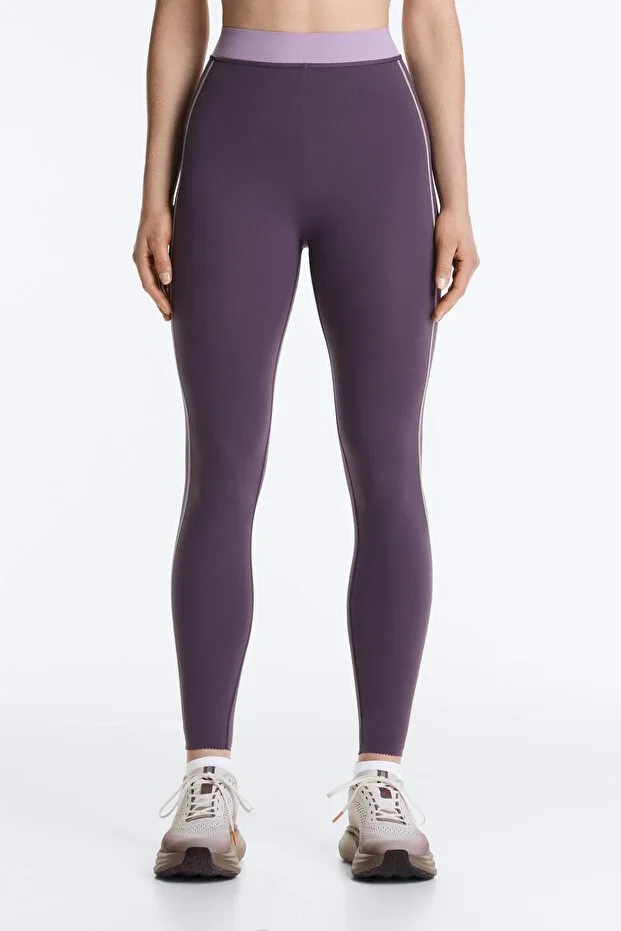 Oysho High rise Compressive ankle-length leggings