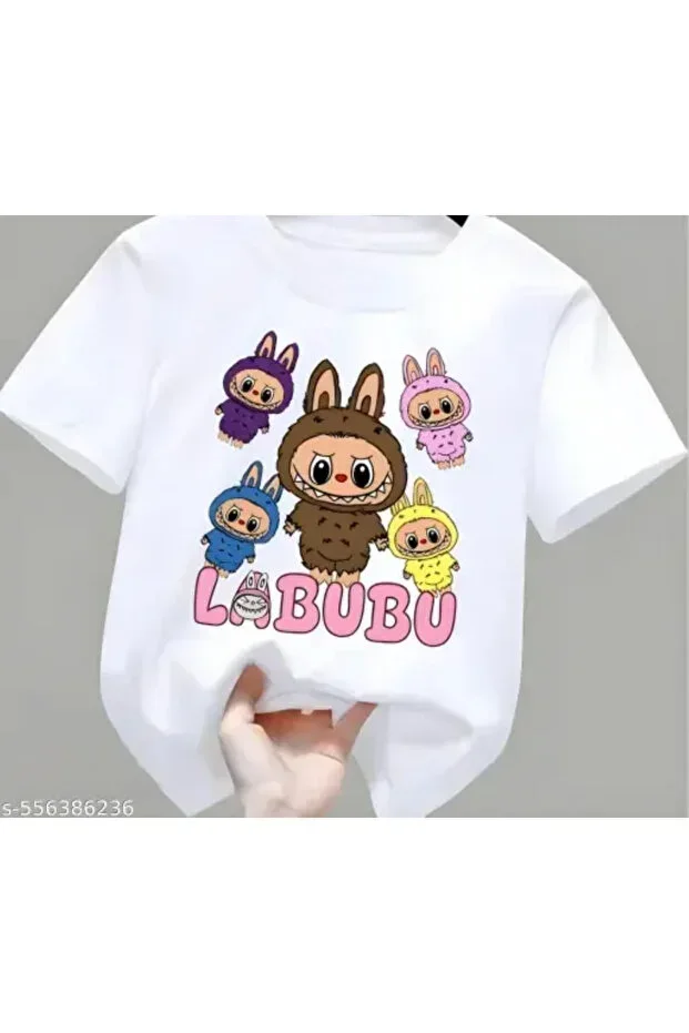 T-shirt Short Sleeve Round Neck Printed T-shirt Basic T-shirt Labobo Baby Printed T-shirt