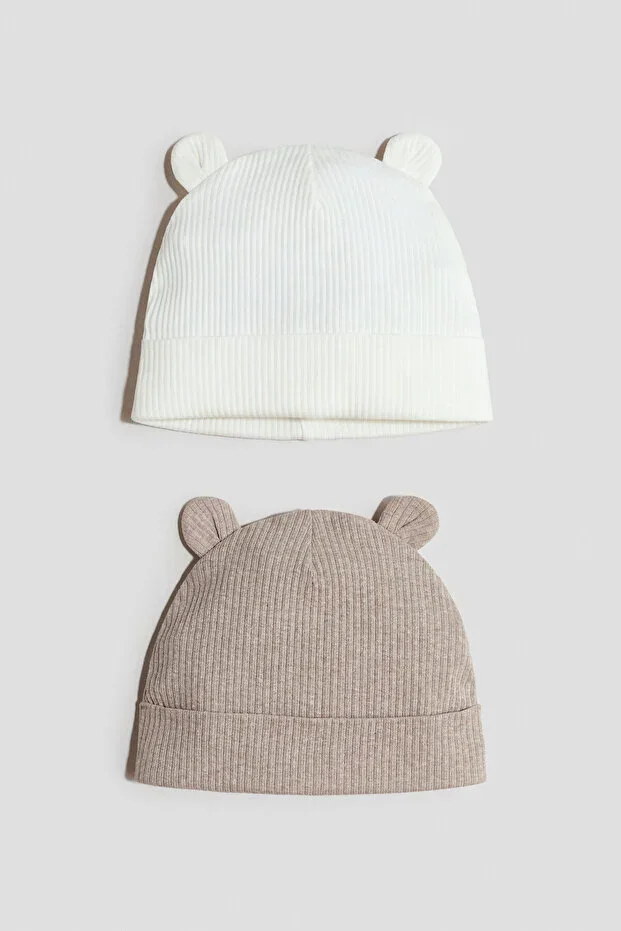 2-Piece Ear Detailed Hat