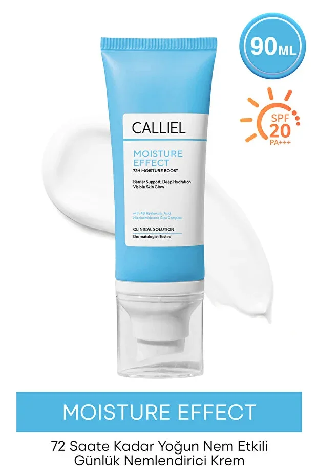 72-Hour Intense Hydration Effect, 20 SPF, 4D Hyaluronic Acid and Cica Complex, Barrier Support Moisturizer 90 ML