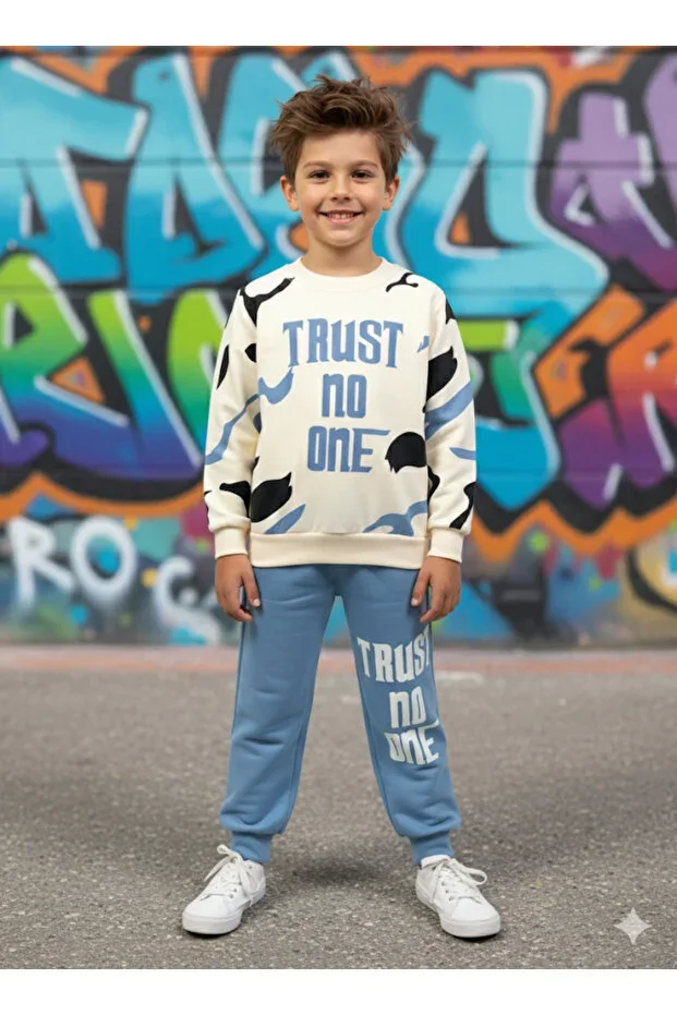 Boys' Seasonal Top & Bottom Tracksuit Set