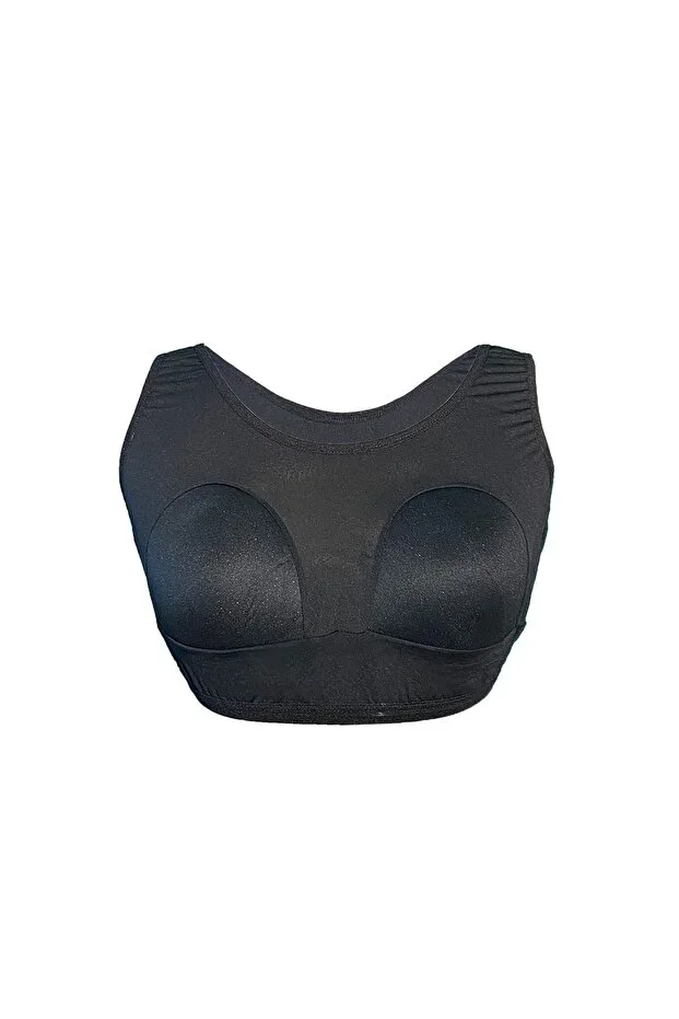 One-Piece Bustier Modest Swimsuit Inner Bustier RBUS-01 Black