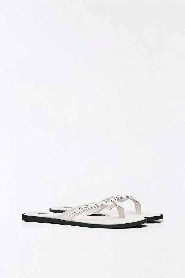 Studded Flat Sandals
