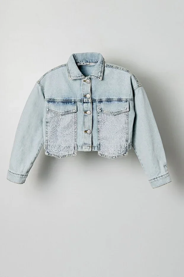 8-14 Years Best Magic Cool Girls Jacket - Blue