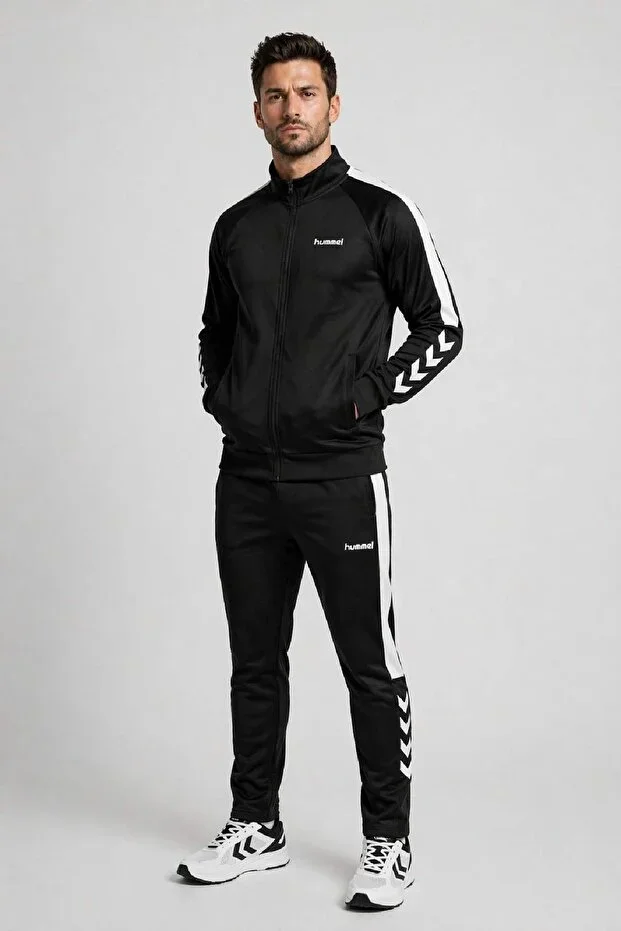 Waden Tracksuit Set Men Black