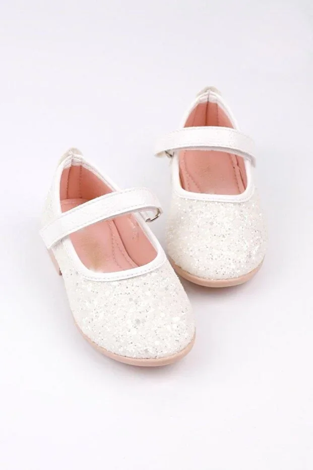 Very Light Very Comfortable Insole Orthopedic Butterfly Detailed Girl Child Ballet Flat SİM
