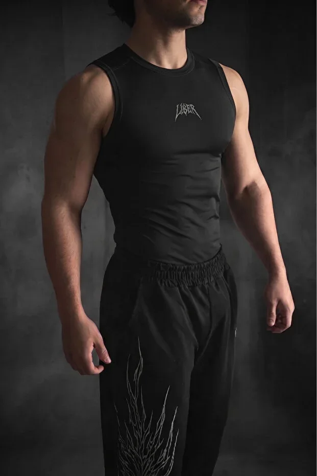 Liber SlayerFit - Sleeveless Compression Tank Top
