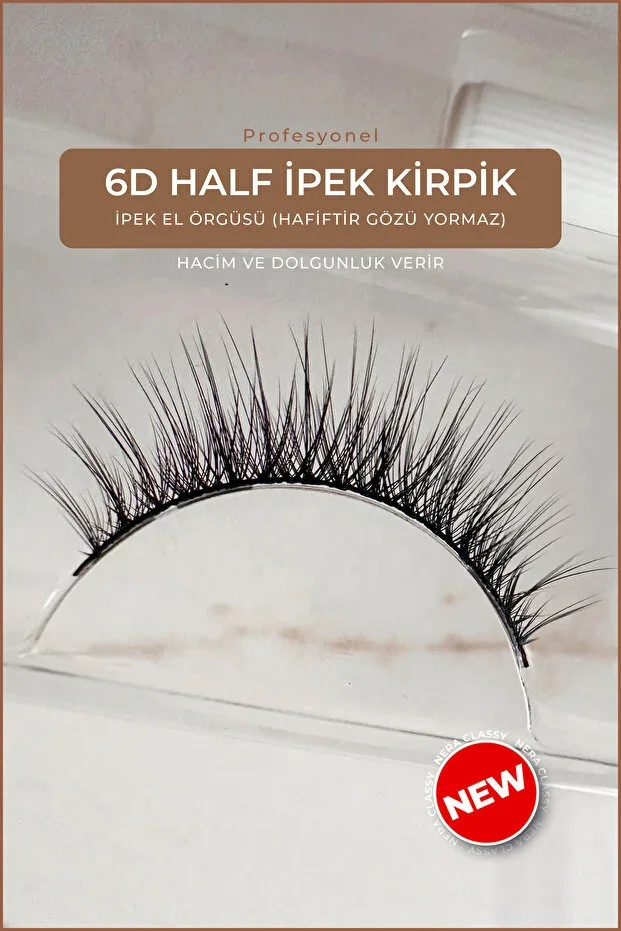 Silk Eyelashes - Natural and Light Eyelashes - False Eyelashes (LIGHTWEIGHT, DOES NOT STRAIN THE EYE)