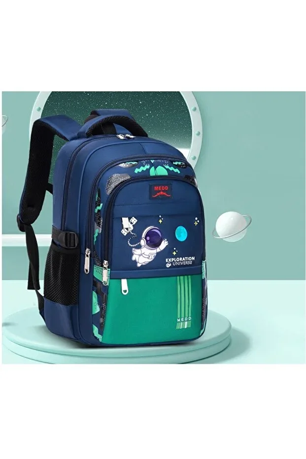 Original Boys Astronaut Space Themed Ultra Quality Waterproof School Backpack