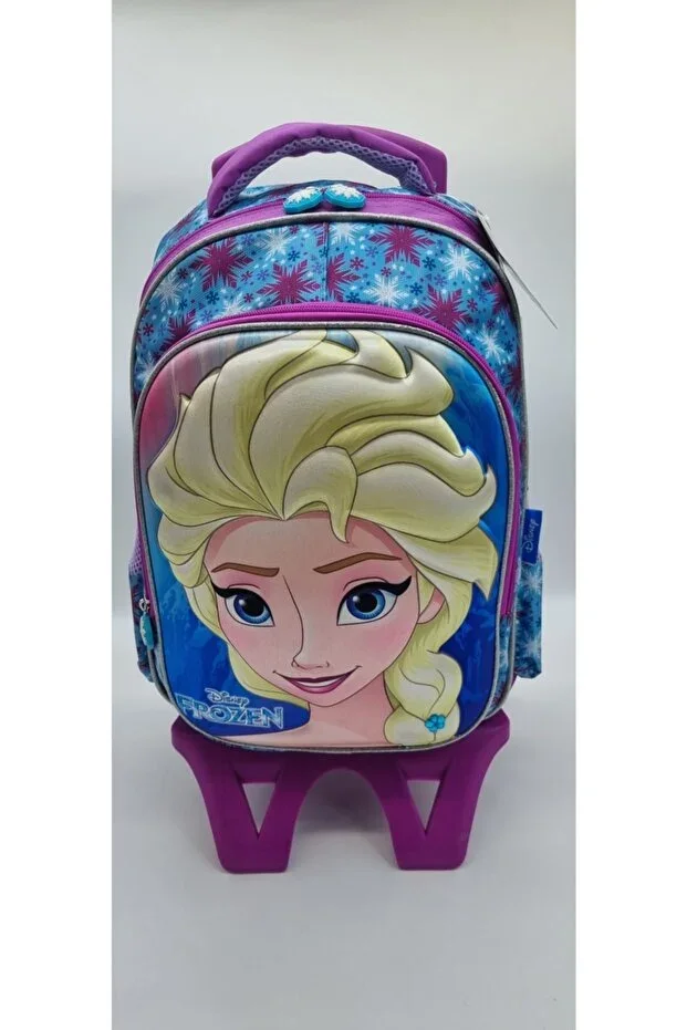 Elsa Frozen Pink Trolley School Bag 95226