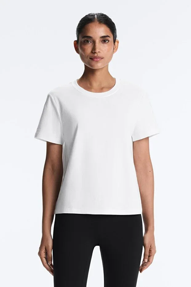 Oysho Regular fit cotton short-sleeved T-shirt