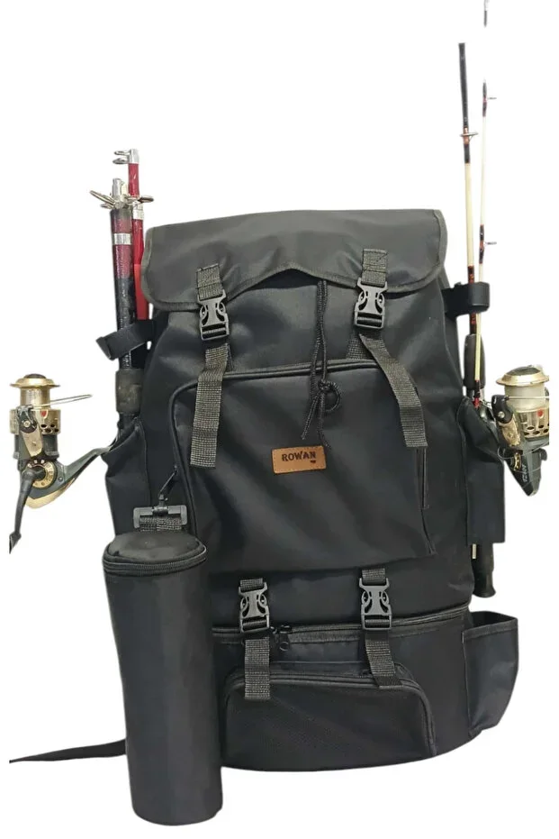 ROWAN ÇANTA Thermal Bottom Compartment + Thermal Bottle Bag Fishing Backpack 62*41*22