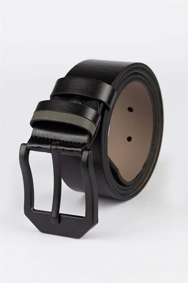 Men's 4 cm Sport Black Belt