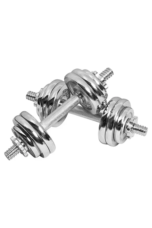 Alpin Db-15 Chrome Plated Metal Dumbbell Set