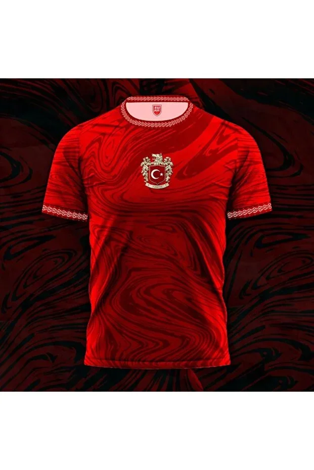 Turkey Special Design Bozkurt Red Adult Jersey