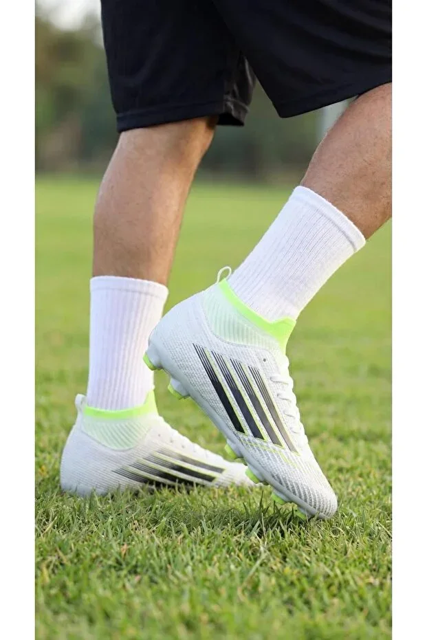 Boys' Football Boots with Socks for Indoor Football