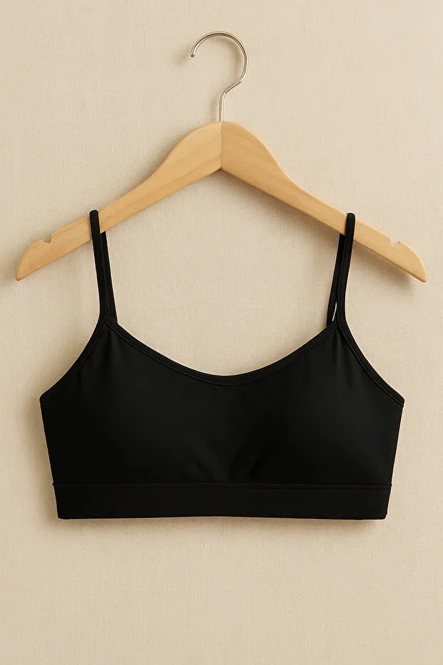 Women's Sports Bra with Spaghetti Straps and Pad