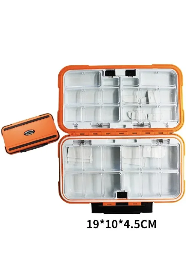 Fishing box, fishing rod bag (19X10X4.5cm large size)