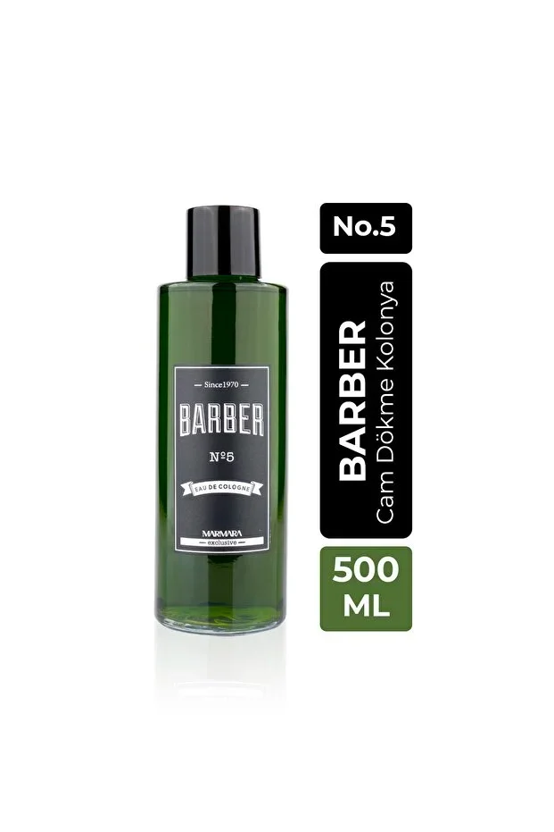 Kolonya 500 ml No.5 Klasik Seri Cam Şişe