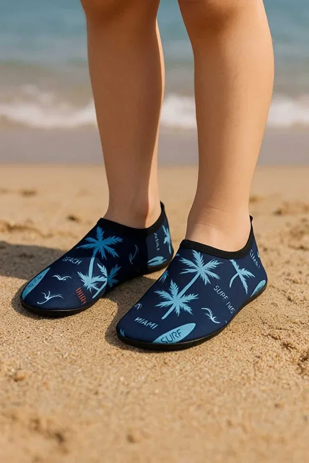 Men's Scuba Fabric Beach and Sea Shoes, Pool Shoes