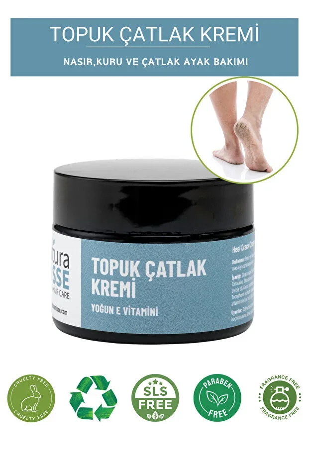 NaturaMisse Heel Crack Cream 50 ml Perfect Effect Regenerating Repairing Crack Remover Body Moisturizing Cream