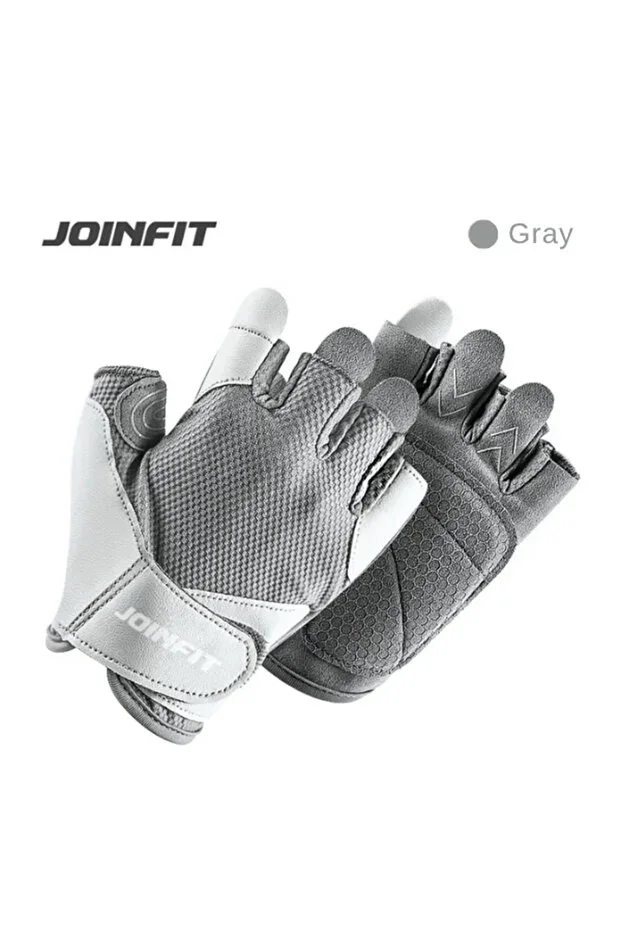 Fitness and Weightlifting Glove Medium (Grey) - Comfortable and Secure Grip