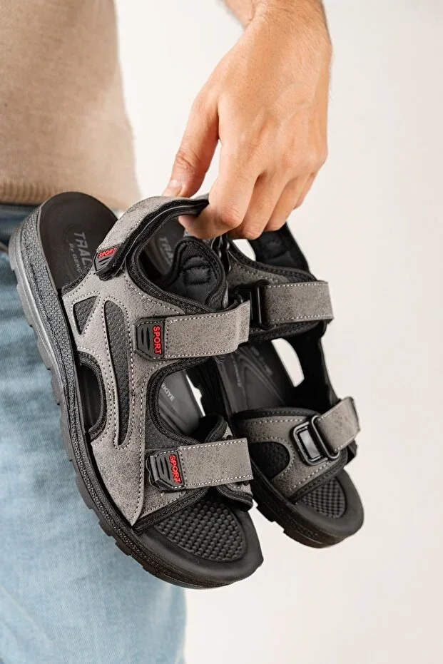 Orthopedic Anatomical Velcro Men's Sandal
