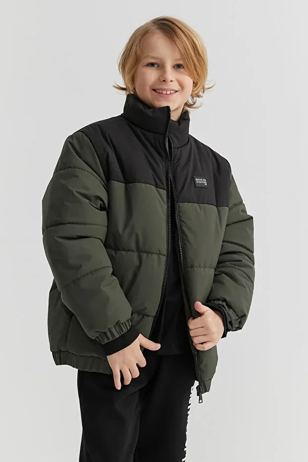 Men's Children's Stand-Up Collar Jacket