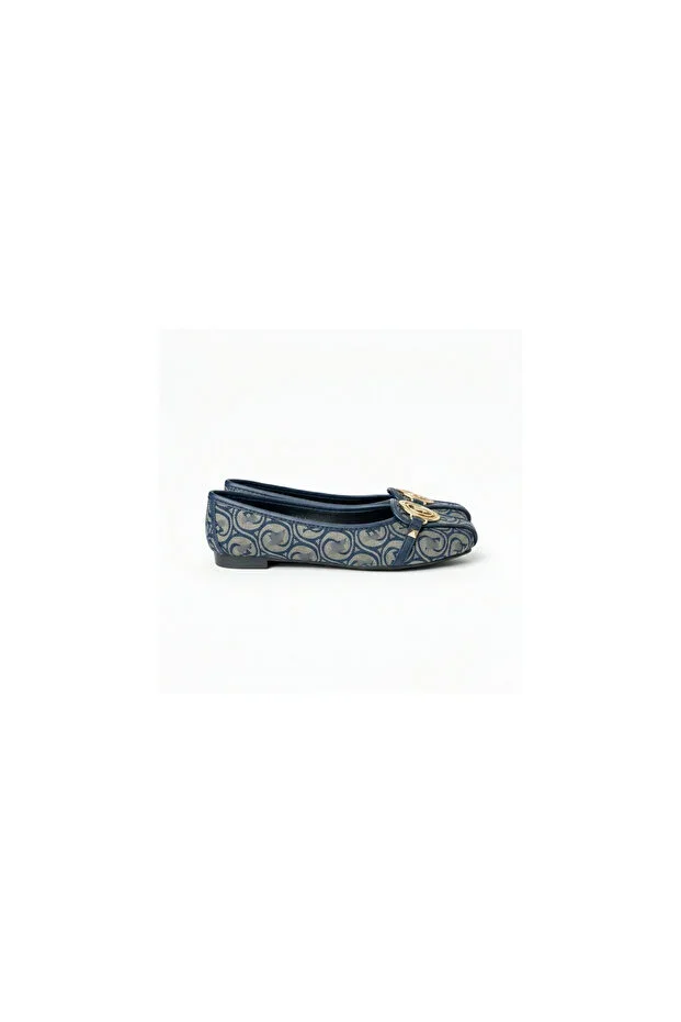 Linen Buckle Women's Ballet Flats Daily Comfortable Chic Office Casual Non-Slip Sole Shoes