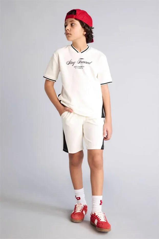 2's Ecru Boys' Top-Bottom Set H0261A8/ER138