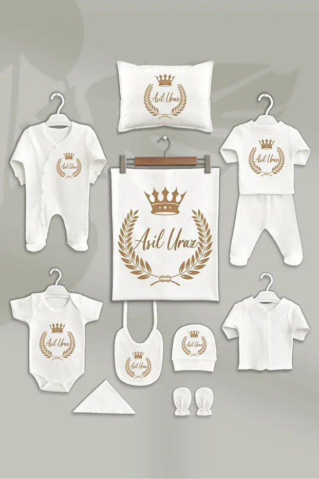 %100 Organic Cotton 11-piece Personalized Hospital Exit