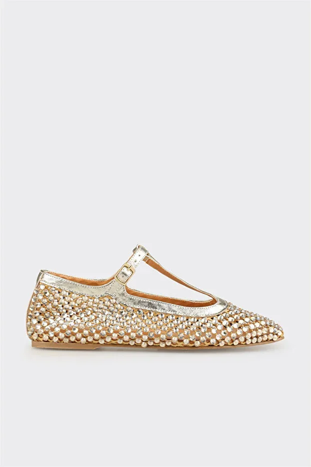 Gold Women's Casual Shoes