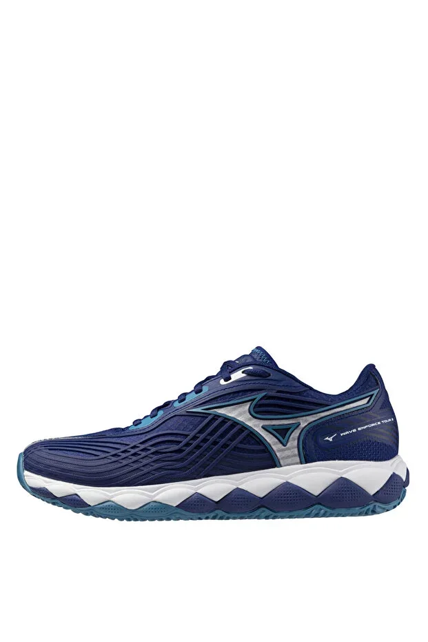 61GC250415 WAVE ENFORCE TOUR 2 CC Navy Blue Men's Tennis Shoes