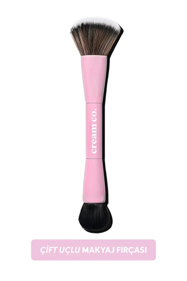Dual-Ended Makeup Brush | Dual-Ended Blush Contour Foundation Concealer | Multi-Purpose Makeup Brush